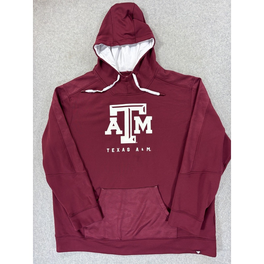 Texas A&M Aggies Fanatics Screened Logo Campus Hoodie Sweatshirt (Men's‎ 2XL)